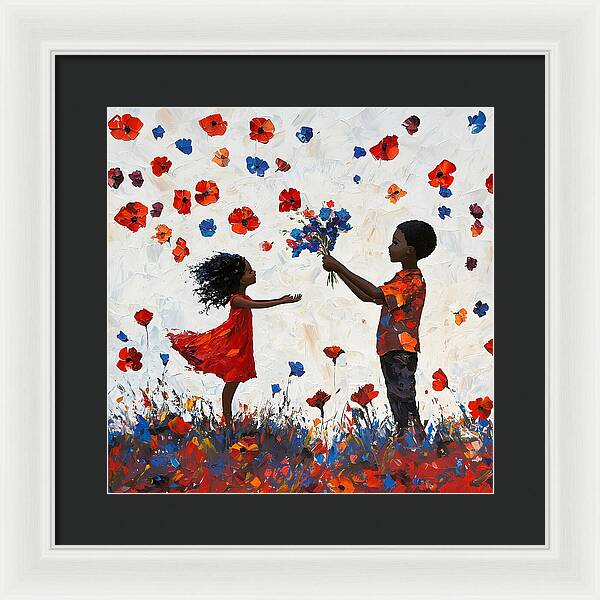 Colors of Kindness - Framed Print