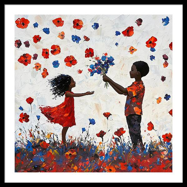 Colors of Kindness - Framed Print