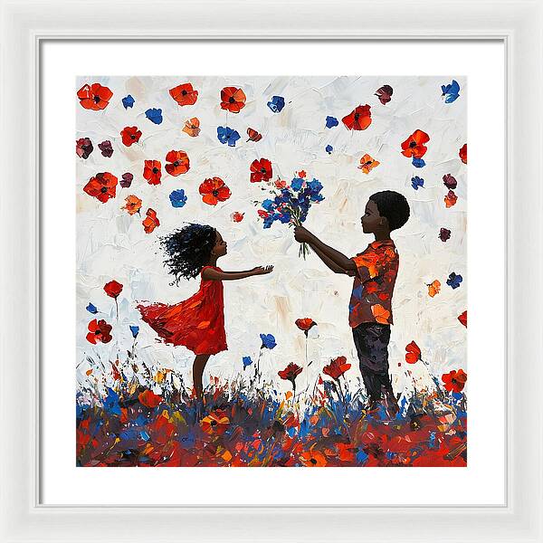 Colors of Kindness - Framed Print