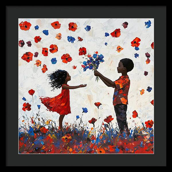 Colors of Kindness - Framed Print