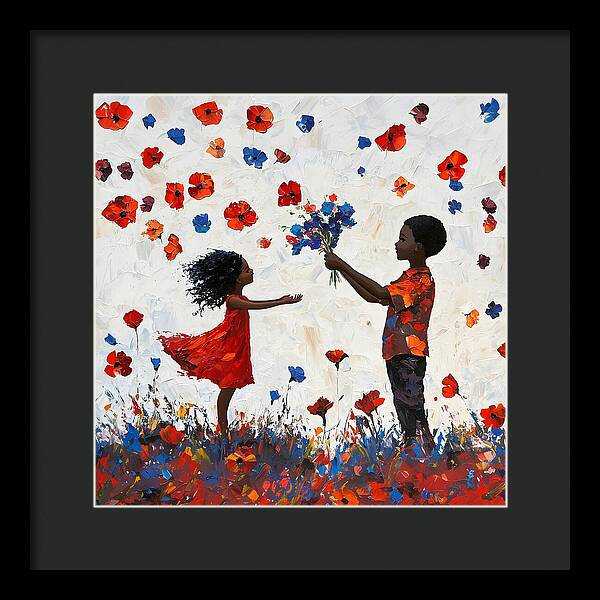 Colors of Kindness - Framed Print