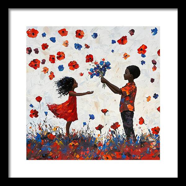 Colors of Kindness - Framed Print