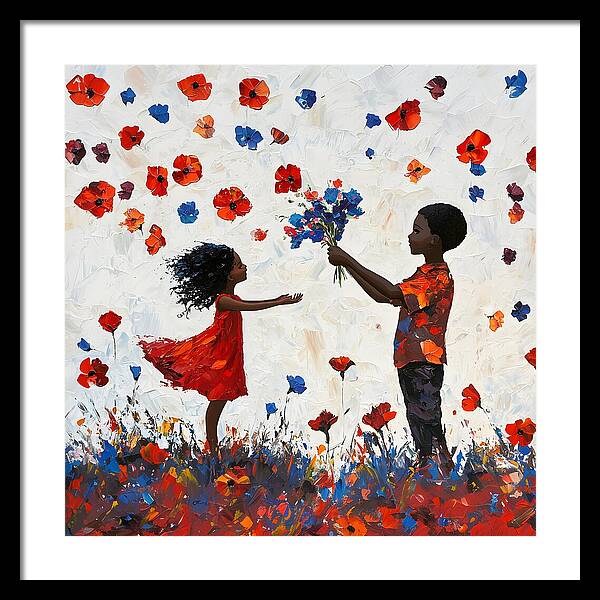 Colors of Kindness - Framed Print