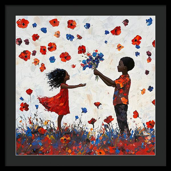 Colors of Kindness - Framed Print