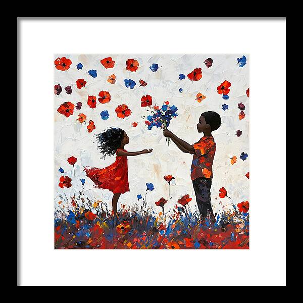 Colors of Kindness - Framed Print