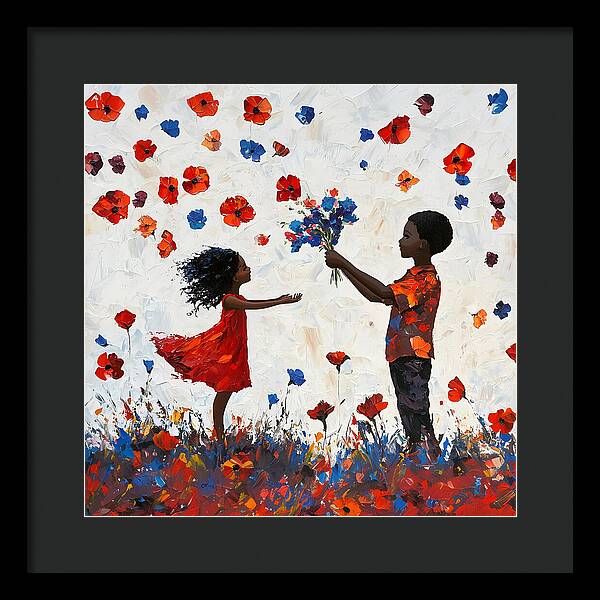 Colors of Kindness - Framed Print