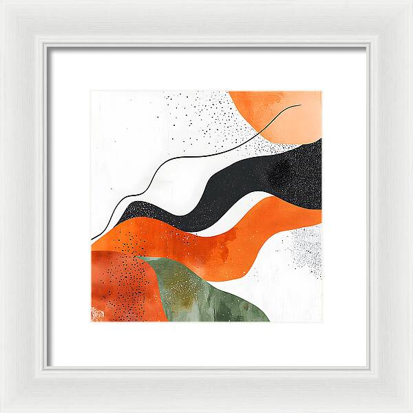 Contours in Flux - Framed Print