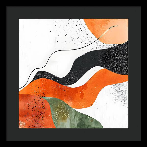 Contours in Flux - Framed Print