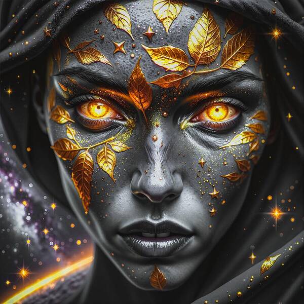 Cosmic Divinity Dark - Art Print