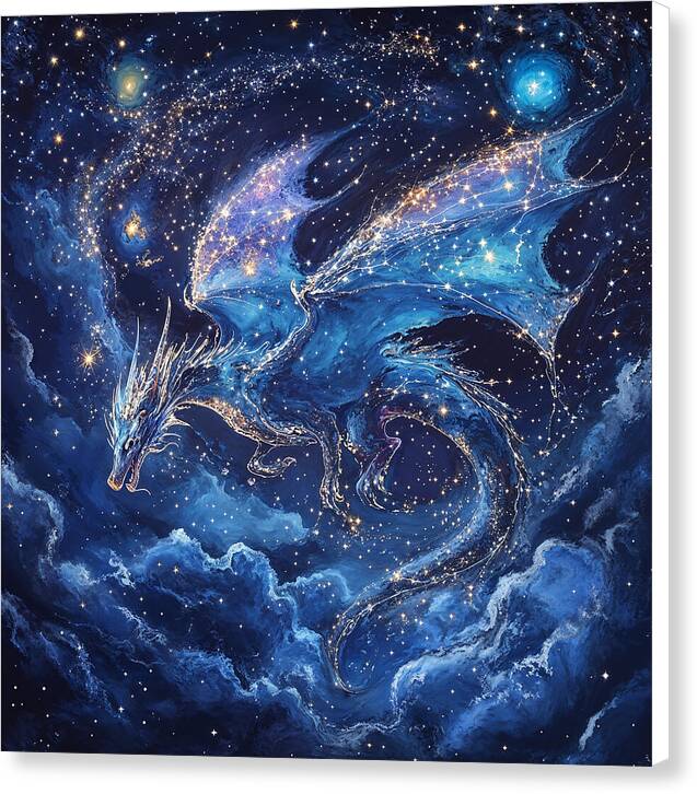 Cosmic Dragon - Canvas Print