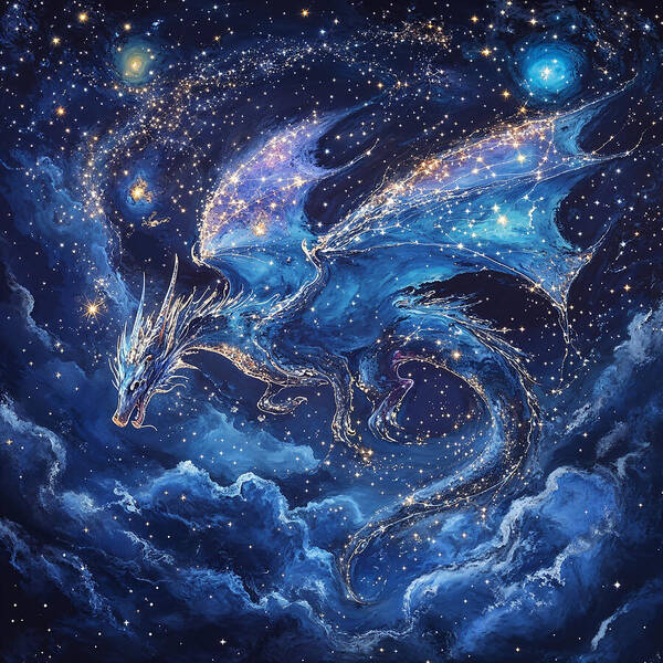 Cosmic Dragon - Art Print