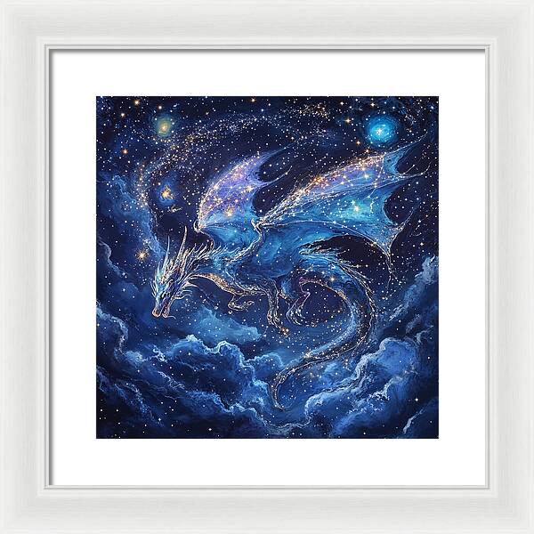 Cosmic Dragon - Framed Print