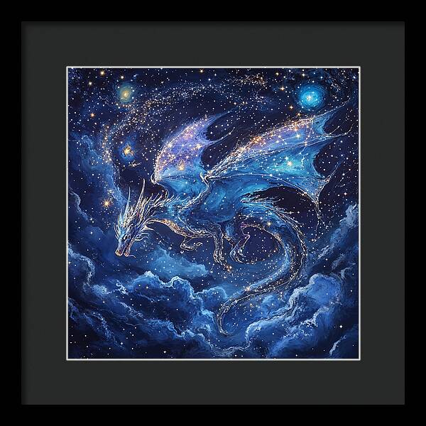 Cosmic Dragon - Framed Print