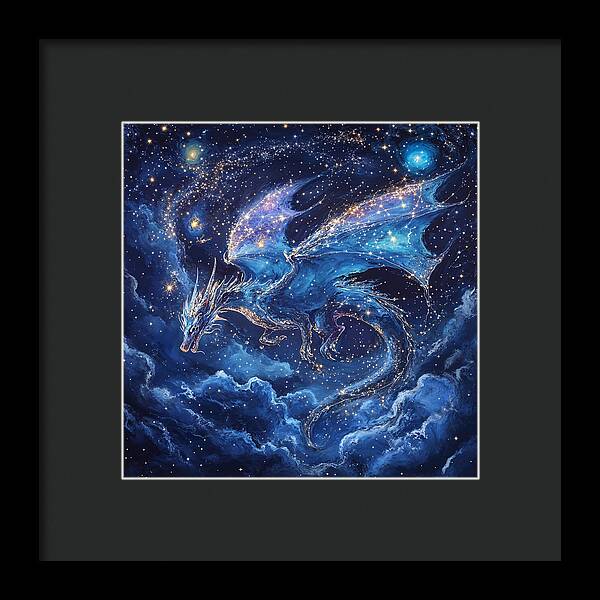 Cosmic Dragon - Framed Print