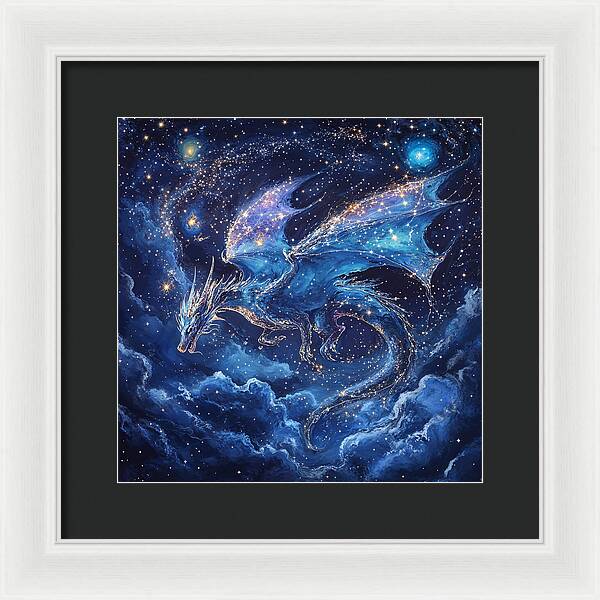 Cosmic Dragon - Framed Print