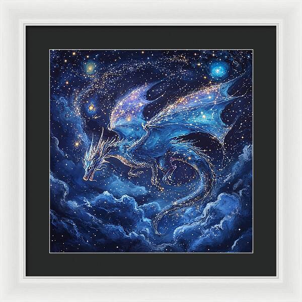 Cosmic Dragon - Framed Print