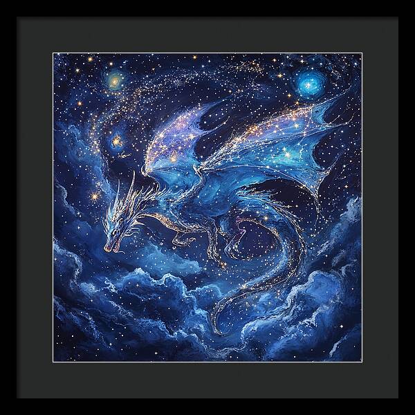 Cosmic Dragon - Framed Print