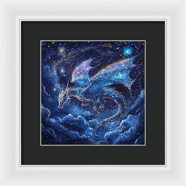Cosmic Dragon - Framed Print