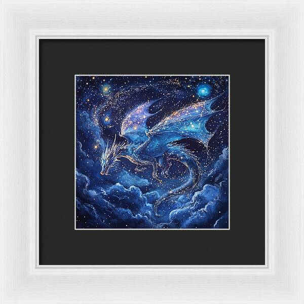 Cosmic Dragon - Framed Print
