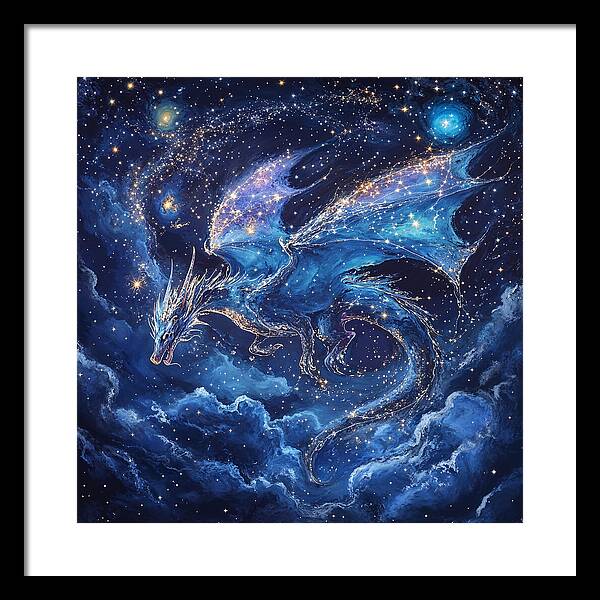 Cosmic Dragon - Framed Print
