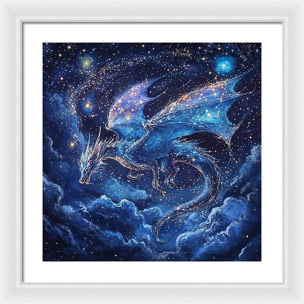 Cosmic Dragon - Framed Print