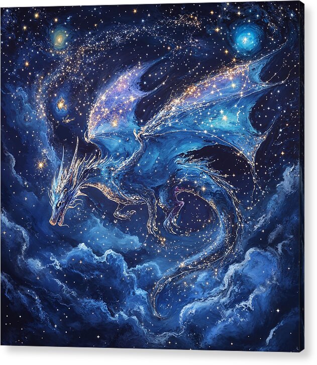 Cosmic Dragon - Acrylic Print