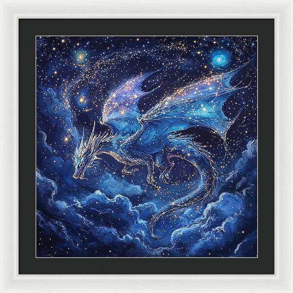 Cosmic Dragon - Framed Print