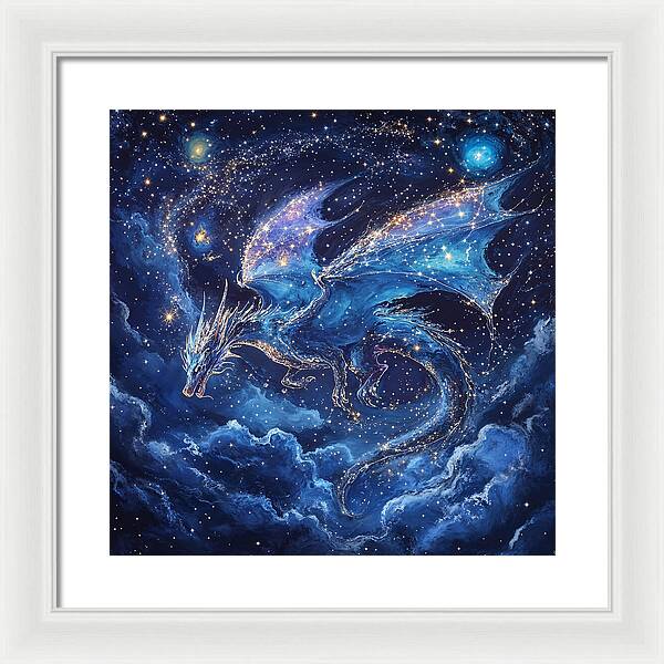 Cosmic Dragon - Framed Print
