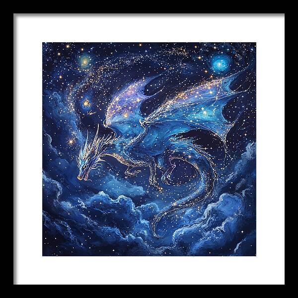 Cosmic Dragon - Framed Print