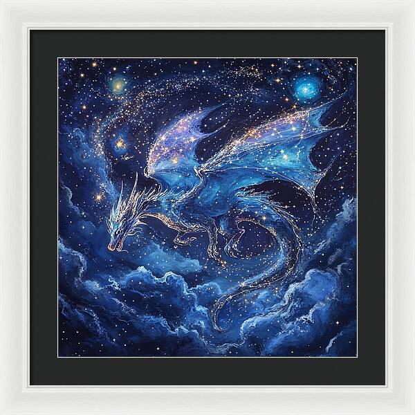 Cosmic Dragon - Framed Print