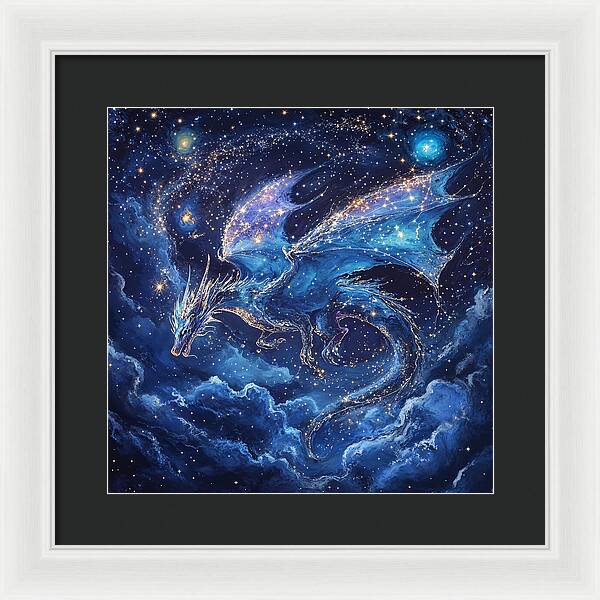 Cosmic Dragon - Framed Print