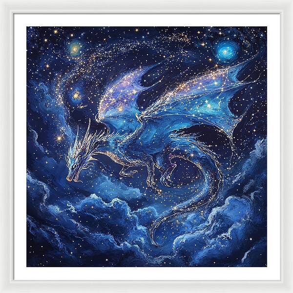 Cosmic Dragon - Framed Print