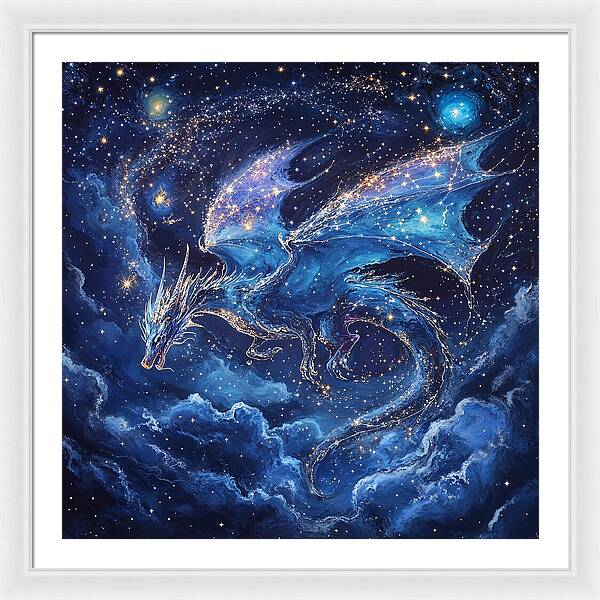 Cosmic Dragon - Framed Print