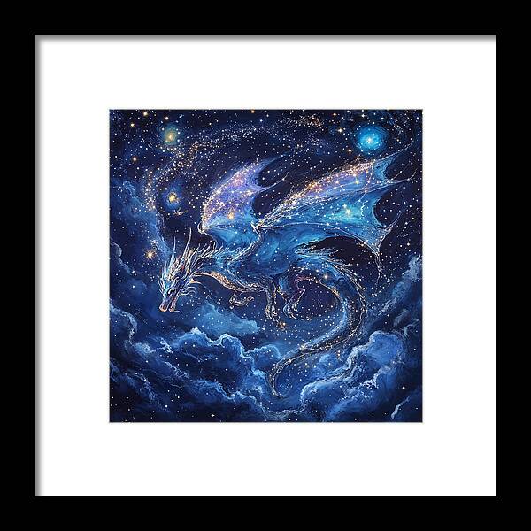Cosmic Dragon - Framed Print