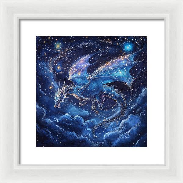 Cosmic Dragon - Framed Print