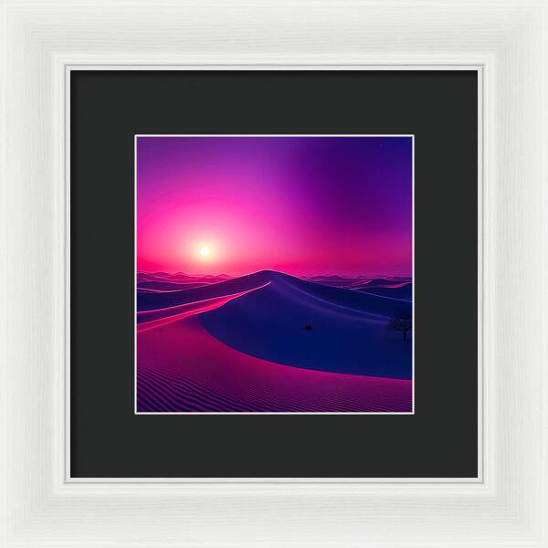 Crimson Mirage - Framed Print