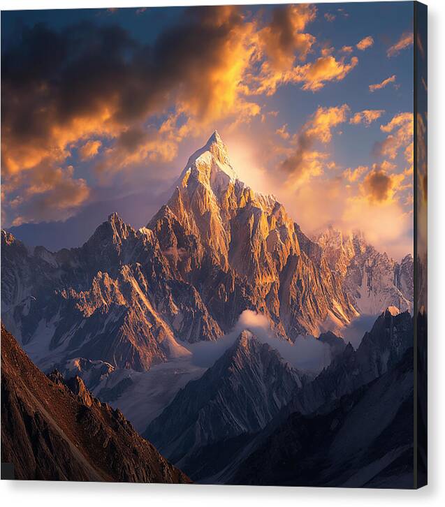 Crown of the Rockies - Canvas Print