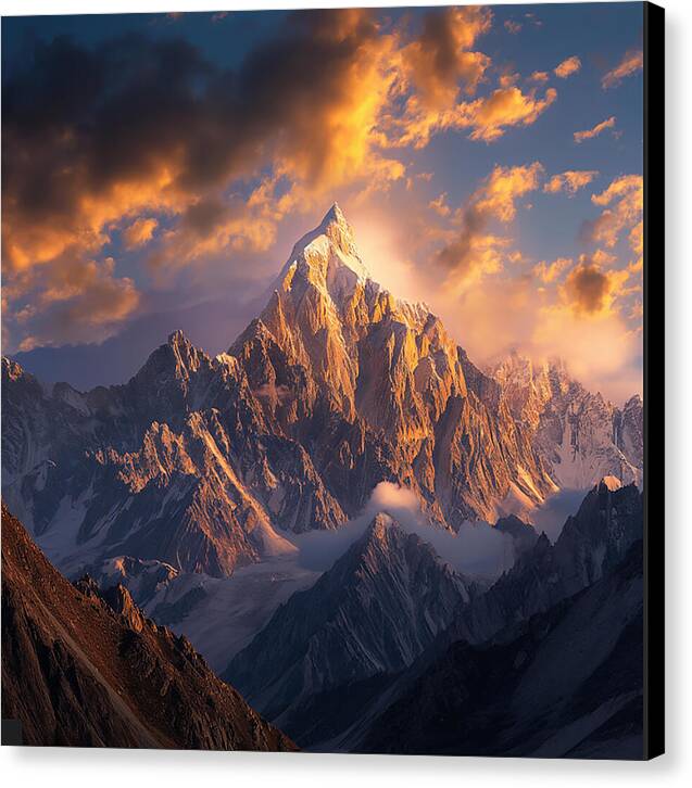 Crown of the Rockies - Canvas Print