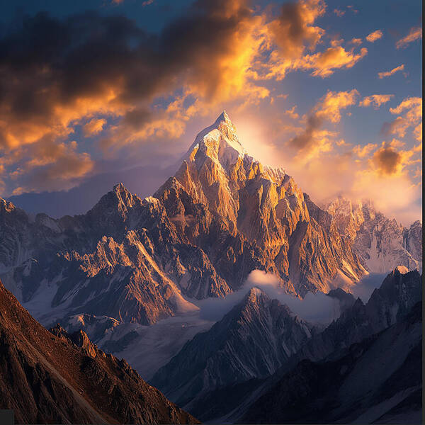 Crown of the Rockies - Art Print