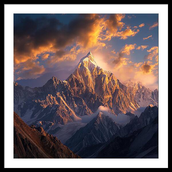 Crown of the Rockies - Framed Print