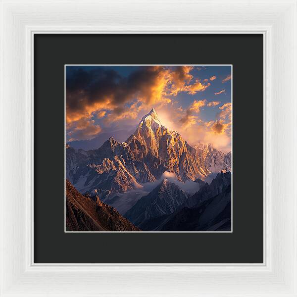 Crown of the Rockies - Framed Print