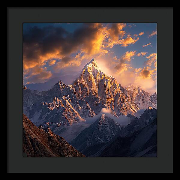 Crown of the Rockies - Framed Print