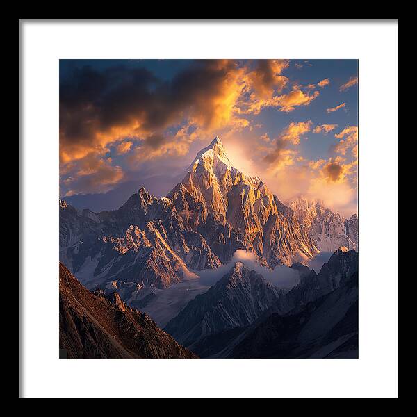 Crown of the Rockies - Framed Print