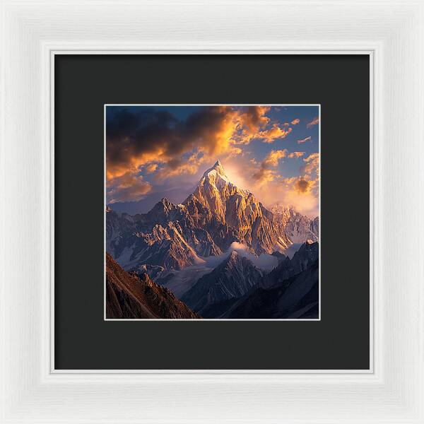 Crown of the Rockies - Framed Print