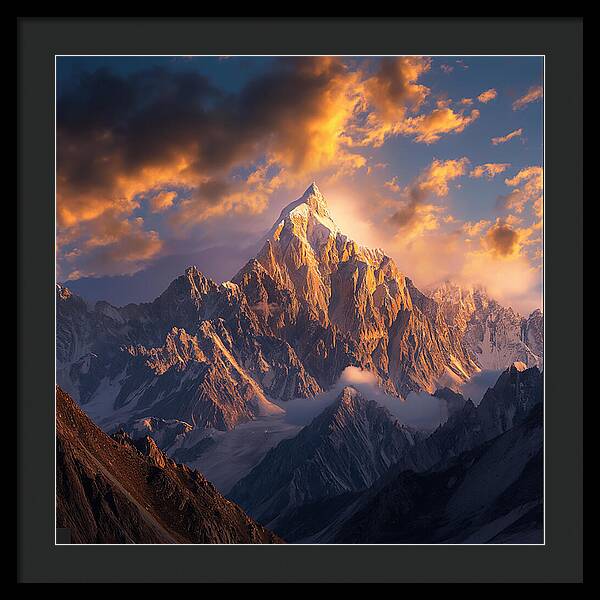 Crown of the Rockies - Framed Print