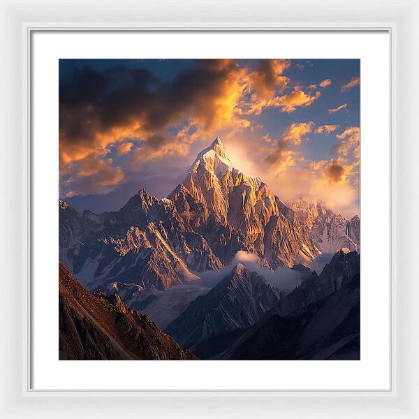 Crown of the Rockies - Framed Print