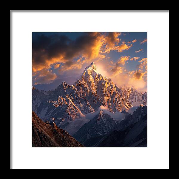 Crown of the Rockies - Framed Print