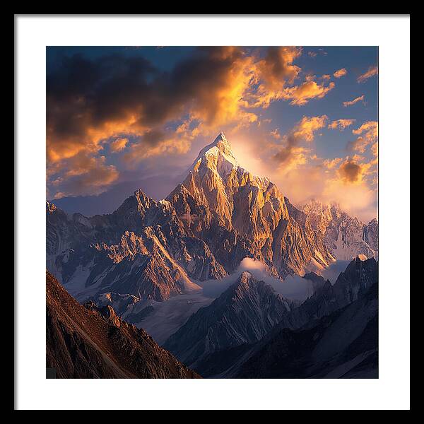 Crown of the Rockies - Framed Print