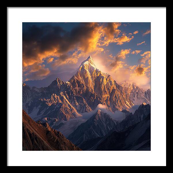 Crown of the Rockies - Framed Print