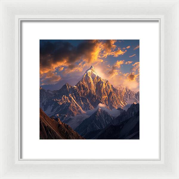 Crown of the Rockies - Framed Print